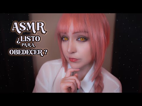 ⭐ASMR MAKIMA te recluta 💉Serás mi PERRO? (Roleplay Chainsaw Man y Exámenes médicos)