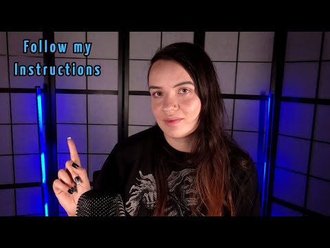 ASMR | Follow My Instructions ☝🏻 | 10 Minute Special Pt 1