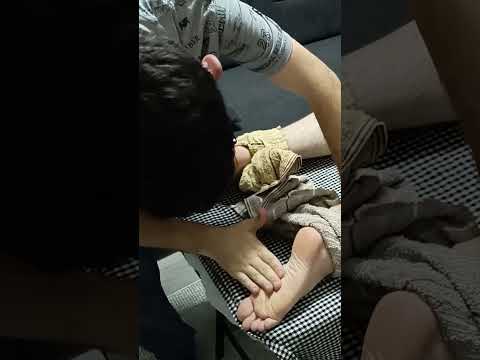 ASMR FOOT THERAPY SLEEP MASSAGE  #massage #relax #foot #relaxing #asmr #shortvideo