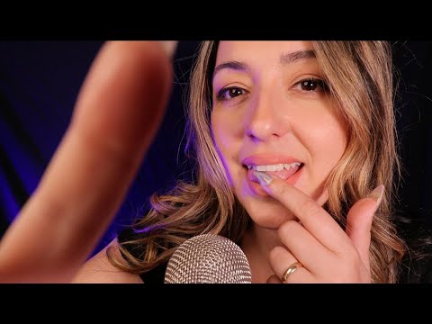 ASMR 💦 Up Close Spit Painting ✨ Gum chewing ✨ Mouth Sounds