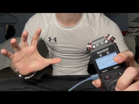 ASMR Sensitive TASCAM sounds / ear tapping, mic biting, mouth sounds, scratching and more