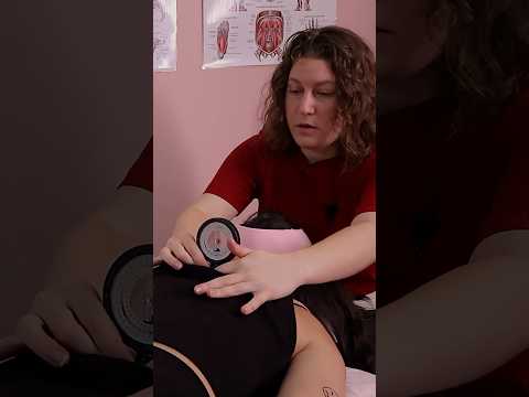 ASMR chiro doc fixes her spine #asmr