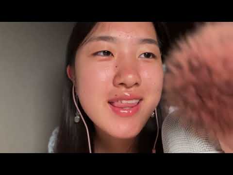 ASMR Best friend does your party makeup(roleplay)