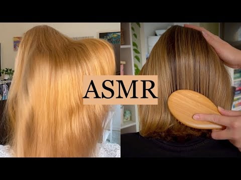 ASMR | PERFECT HAIR BRUSHING COMPILATION FOR SLEEP ✨ (16 videos, hair play, no talking)