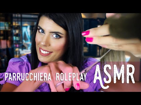 ASMR ita - 💇🏻‍♀️ PARRUCCHIERA ROLEPLAY • Shampoo, Taglio, Phon, Piastra (Soft Spoken)