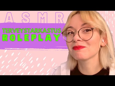 ASMR Suomi - Koulun terveydenhoitaja ROLEPLAY 👩‍⚕️💜