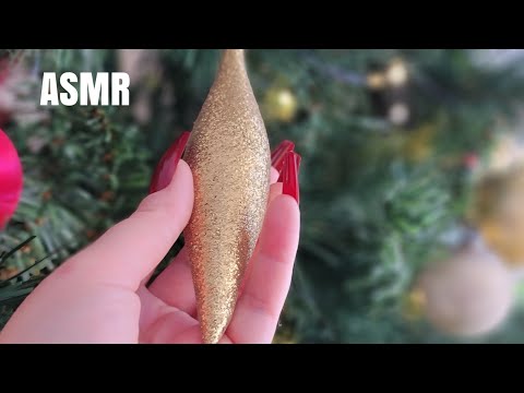 ASMR Lo-fi Christmas Decoration House Tour Tapping And Scratching | Camera Tapping