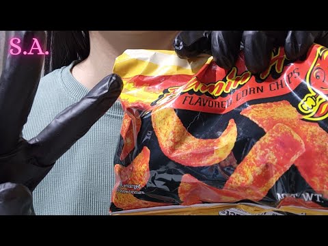 Asmr | Eating Fritos Flamin Hot Chip Part 2