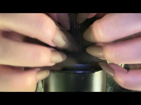 ASMR Tingly Mic Scratching + Gum Chewing (No  Talking)
