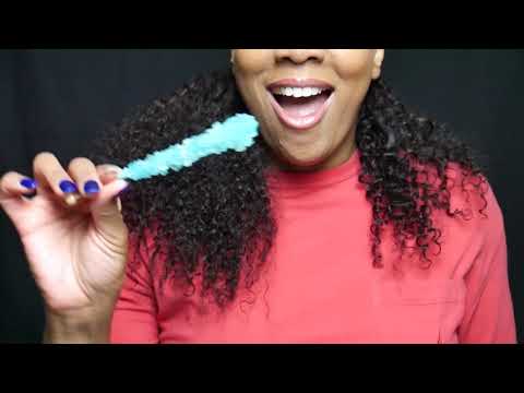 ASMR Eating Sounds Rock Candy Crunchy Sounds No talking