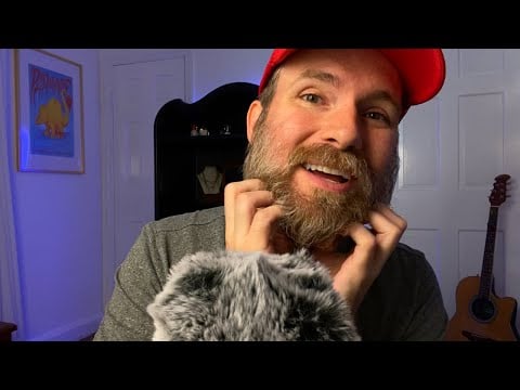 Gentle ASMR Male Beard Scratching