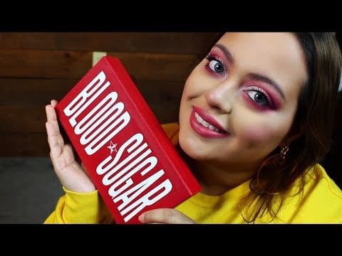 ASMR| Relaxing GRWM - Jeffree Star Blood Sugar Palette