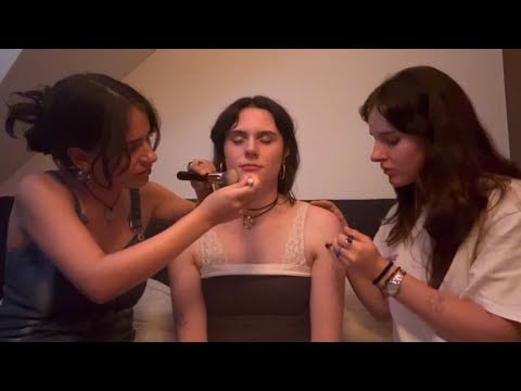 ASMR | Face / Hair / Shoulder relaxation ⭐️🩷