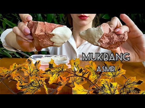 Мокрое печенье Матрёшка со взбитыми сливками🪆//Wet cookie “Matryoshka” with whipped cream/MUKBANG