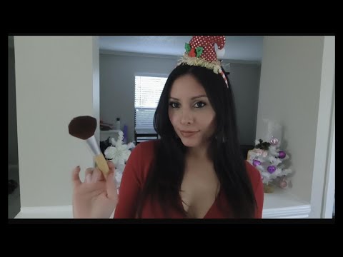 ASMR getting you ready for the Christmas party 🎄