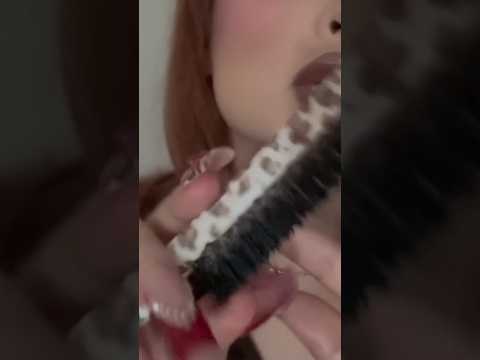 ASMR half up slick back w/ gel ✨🎀 #shorts #asmrhair #asmr #hairstyle