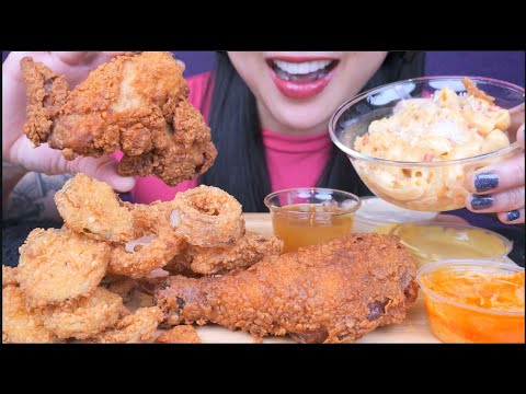 CRUNCHY FRIED CHICKEN (ASMR EATING SOUNDS) NO TALKING | SAS-ASMR