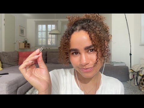 asmr doing your eyebrows !!