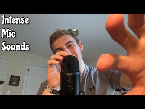 Asmr intense microphone triggers mic scratching and mic tapping