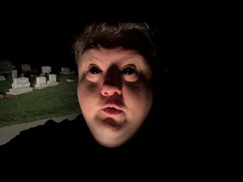 ASMR IN A CEMETERY | WALKTHROUGH FINDING SPIRITS