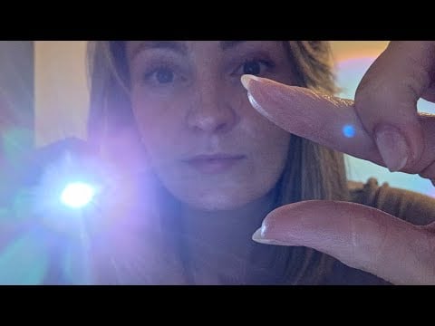 ASMR Up CLOSE Eye Exam 