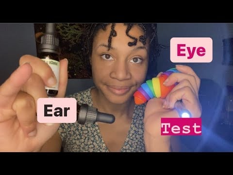 ASMR - Eye & Nose Examination (Tracey)