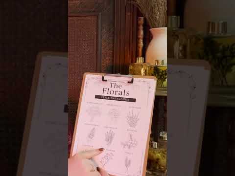 Choosing Florals for your perfume! #asmr #perfume #autumn