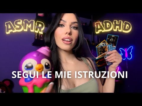 ASMR PER ADHD - SEGUI LE MIE ISTRUZIONI PER DORMIRE