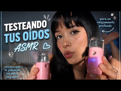 ASMR Testing Your Ears 👂💙 Relaxing Ear Test That Will Give You Tingles