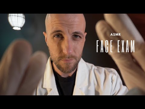 ASMR  Detailed Face Examination | Relaxing Up Close Personal Skin Inspection