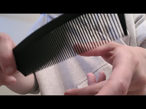 lofi asmr combing your hair (personal attention, camera touching, gentle)