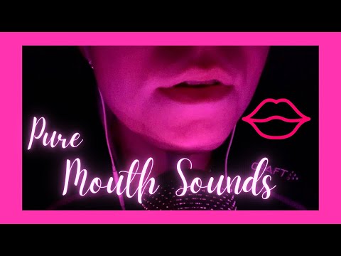 ASMR - Pure wet MOUTH SOUNDS 👅(soft mouth sounds, ear to ear, lip smacking, sticky sounds)