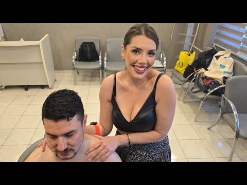 💈SKYE’S INTIMATE ASMR SESSION for SLEEP | SCALP & FACE MASSAGE, RELAXING COMBING & BACK SCRATCH