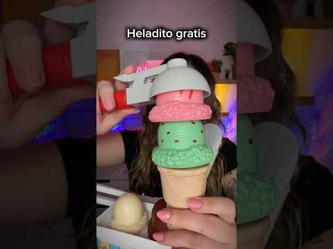 Helado 🍦 gratis! #asmr #helado