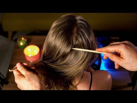 ASMR Gentle Hair Brushing and Scalp Massage Sounds to Help You Sleep and Unwind (Hair Play Sounds)