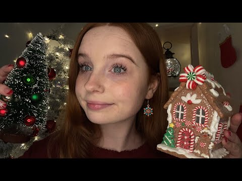 ASMR Christmas Decor Haul 🎄🦌 (tingly tapping & scratching)