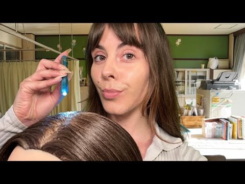 ASMR School Nurse Roleplay 🩺🦋📚 (Lice Check, skipping class, medical exam, personal attention)