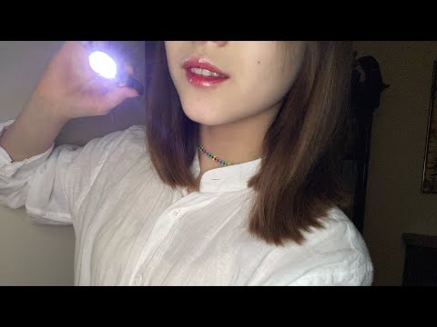 ASMR| Detailed Eye Exam. Personal attention || Light triggers || Gloves sounds