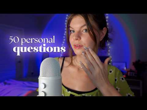 ASMR if you say YES... you can go to sleep (50 personal questions)