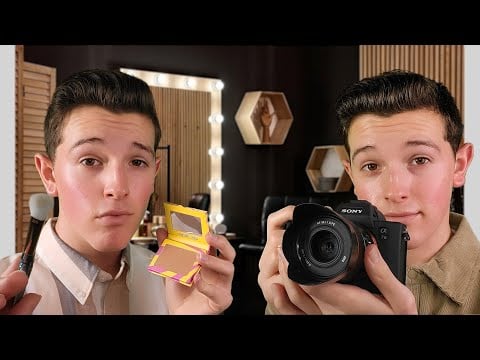 ASMR Luxury Studio Photoshoot Session (makeup, outfits, photos)