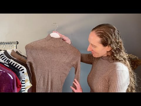 ASMR Soft Spoken Clothing Shop Roleplay: Sweater Dresses
