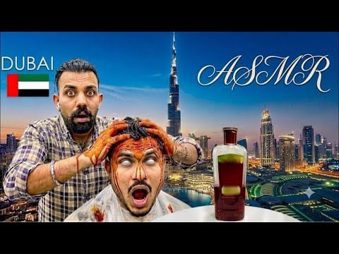 ASMR 😱 $2 72 Indian Oil Head Massage in Dubai 🇦🇪🇮🇳 | Preet's Technique Blew My Mind!