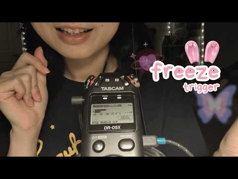 asmr | freezing trigger (stop and go) 𖹭 Smile's Custom