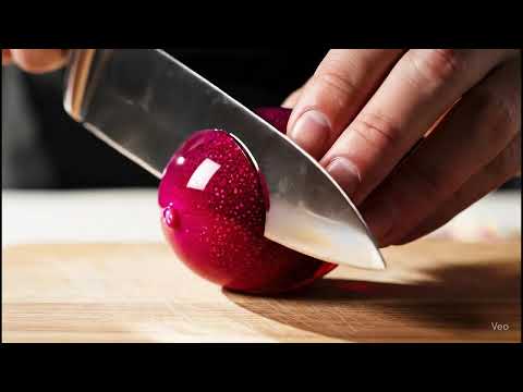 ASMR Extra Creamy Glass Fruit Cutting 🍓 | Oddly Satisfying