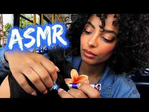 ASMR Cobradora de Ônibus Tira Piolho do Seu Cabelo 🚌🪮