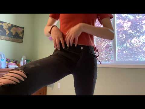 ASMR JEAN AND SHIRT SCRATCHING