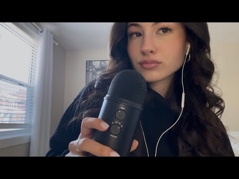 trying ASMR for the first time !!