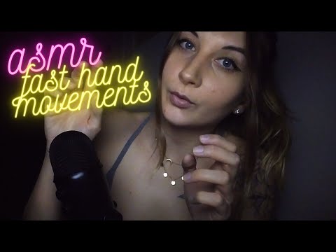 ASMR| TONGUE CLICKING & FAST HAND MOVEMENTS 💤