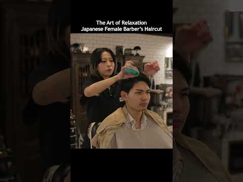 💈(ASMR) She Turned a Haircut Into Therapy – Full Service by Japanese Female Barber