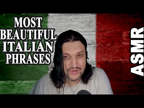 ASMR: 15 Most Beautiful ITALIAN Phrases Ever Existed | ASMR soft spoken and whispering words